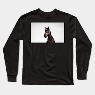 christmas horse photo Long Sleeve T-Shirt